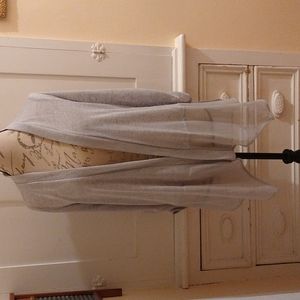 NWT a. moon light gray knit jacket Sz M